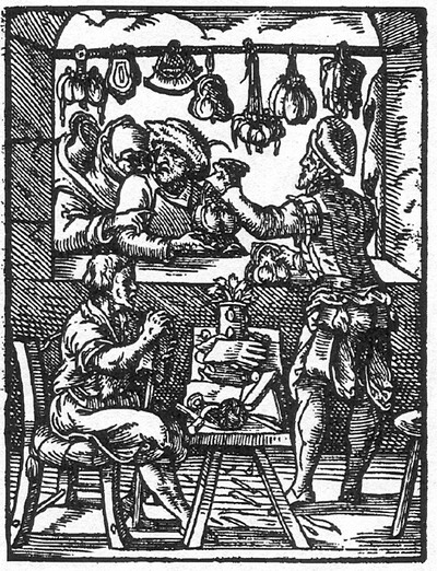 The Bag Maker from the Book Of Trades - 1568