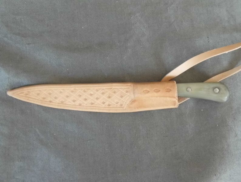 Scale tang knife #2