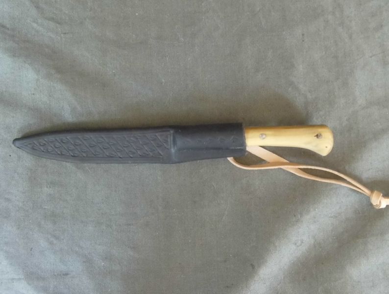 Scale tang knife #2