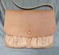 14th - 17th century shoulder bag with two front pockets