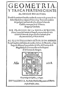 Spanish Taylors Book by Francisco de la Rocha Burguen 1618
