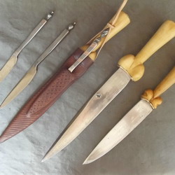 Bollock Knife With Bi-Knife Sets
